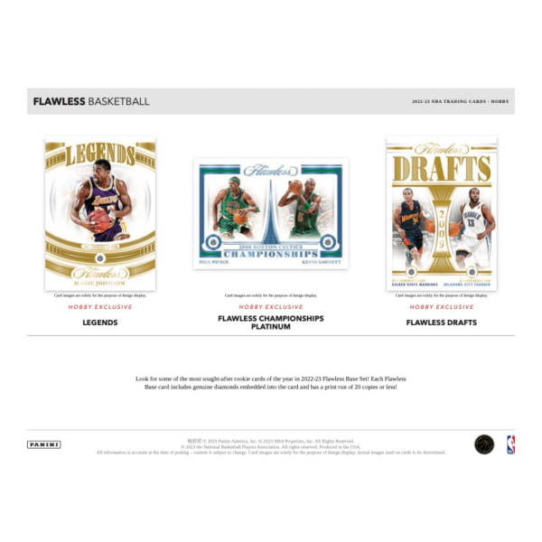 2022_23PANINIFLAWLESSBASKETBALLHOBBYCASE_2CT__2 2022/23 Panini Flawless Basketball Hobby 2 Box Case