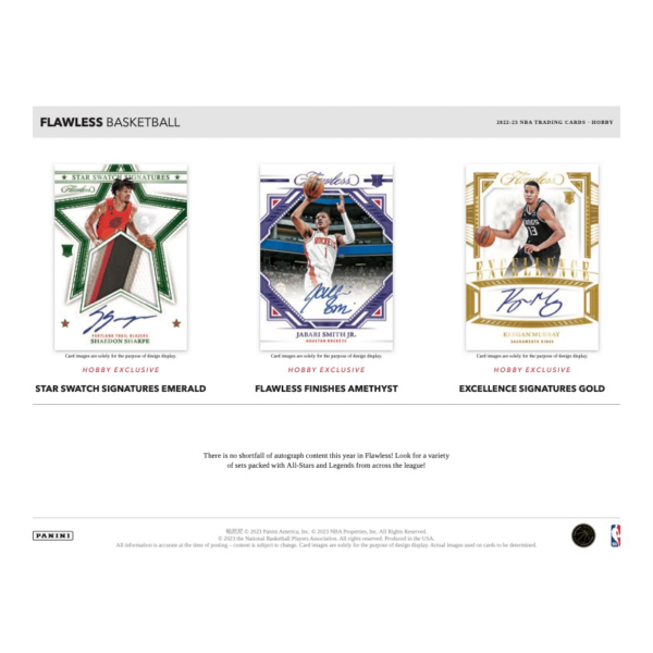 2022_23PANINIFLAWLESSBASKETBALLHOBBYCASE_2CT__3 2022/23 Panini Flawless Basketball Hobby 2 Box Case