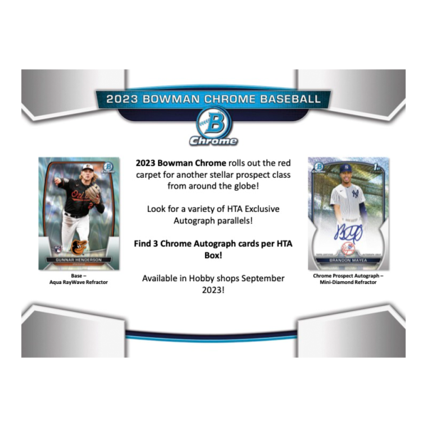2023BowmanChromeBaseballHTAJumboBox_1-1 2023 Bowman Chrome Baseball HTA Jumbo Box