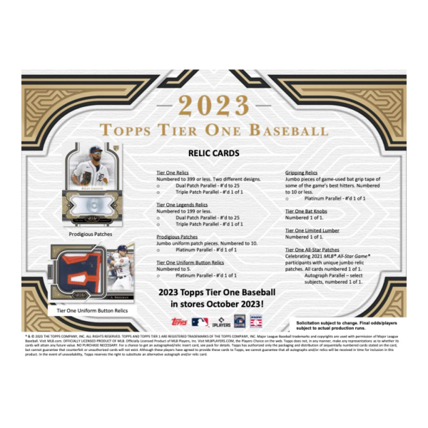 2023TOPPSTIERONEBASEBALLHOBBYBOX_5_c98da07a-8936-4b24-bb17-3e7a95f9b21b 2023 Topps Tier One Baseball Hobby 12 Box Case