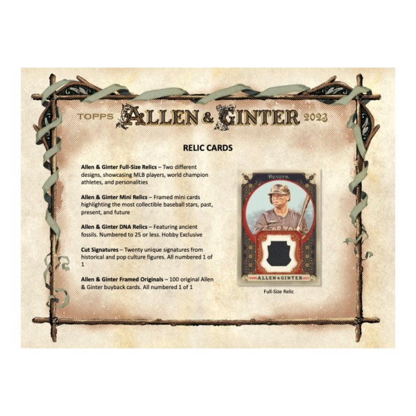 2023ToppsAllen_GinterBaseballHobbyBox_4_7163daa8-e986-4e5e-a3a5-0cca126d1e17 2023 Topps Allen & Ginter Baseball Hobby 12 Box Case