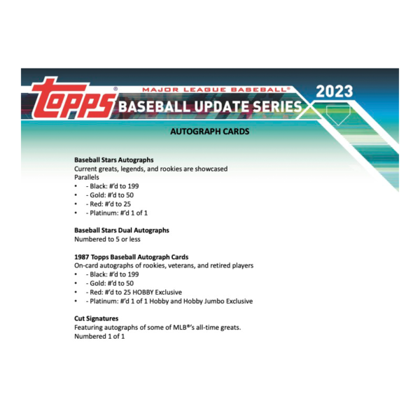 2023ToppsBaseballUpdateSeriesHobbyBox_7 2023 Topps Baseball Update Series Jumbo Box