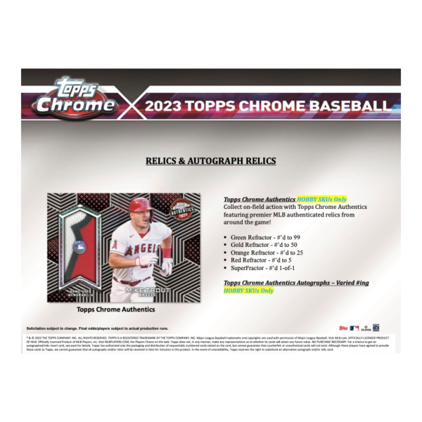 2023ToppsChromeBaseballHobbyBox_9_9f3349c4-55ca-4e7a-9a5f-ac153421c03c 2023 Topps Chrome Baseball Hobby 12 Box Case