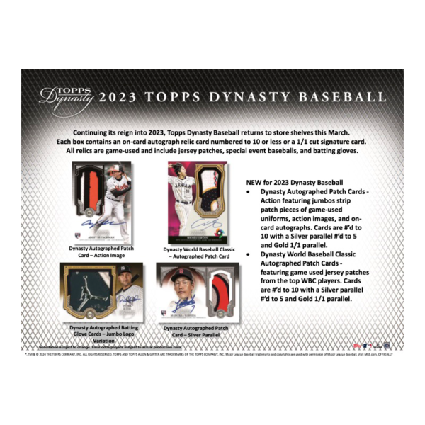 2023ToppsDynastyBaseballHobbyBox_7e61cfe7-bb9e-44b1-8e3b-9f7601b4e396 2023 Topps Dynasty Baseball Hobby 5 Box Case
