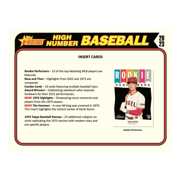 2023ToppsHeritageHighNumberBaseballHobbyBox_3 2023 Topps Heritage High Number Baseball Hobby Box