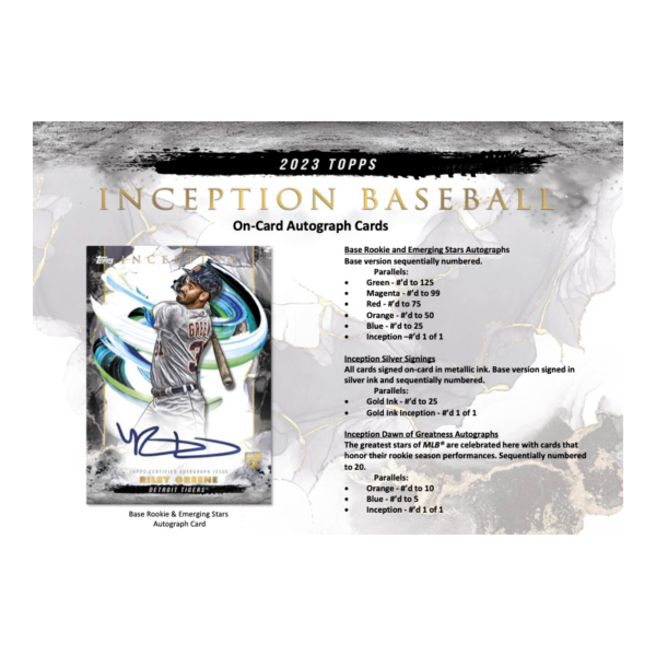 2023ToppsInceptionBaseballHobbyBox_2_2693cf52-3b66-404b-afff-fa13aac61745 2023 Topps Inception Baseball Hobby 16 Box Case