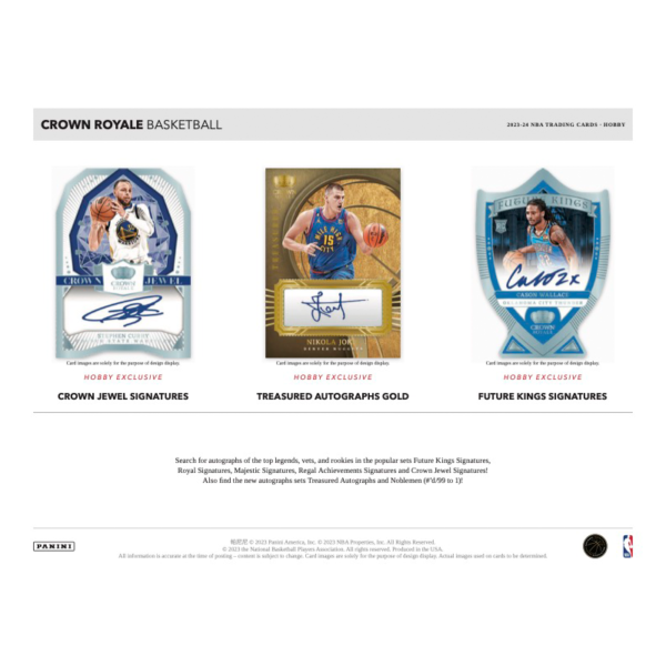 2023_24PaniniCrownRoyaleBasketballHobbyBox_4_b6c95f3b-7aa9-4dd1-bd42-f6cc87464e93 2023/24 Panini Crown Royale Basketball Hobby 16 Box Case