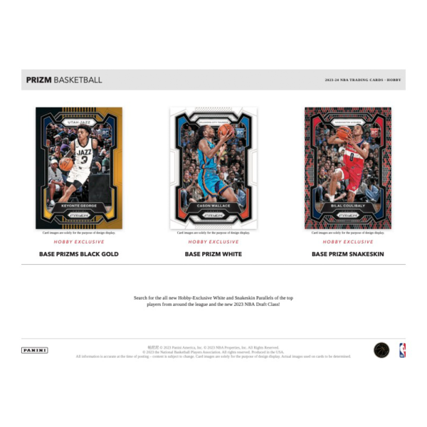 2023_24PaniniPrizmBasketballHobbyBox_3 2023/24 Panini Prizm Basketball Hobby Box