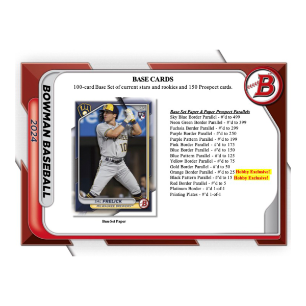 2024BowmanBaseballHobbyBox_2 2024 Bowman Baseball Hobby Box