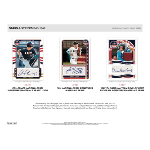 2024PaniniUSAStars_StripesBaseballHobbyBox_3 2024 Panini USA Stars & Stripes Baseball Hobby Box