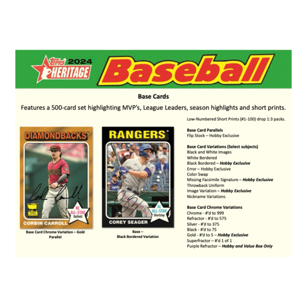 2024ToppsHeritageBaseballHobbyBox_2_9afda252-c551-49ed-93ab-79fa993c246d 2024 Topps Heritage Baseball Hobby 12 Box Case