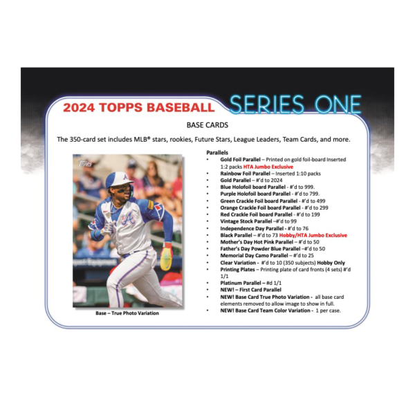 2024ToppsSeries1BaseballHobbyBox_2 2024 Topps Series 1 Baseball Hobby Box