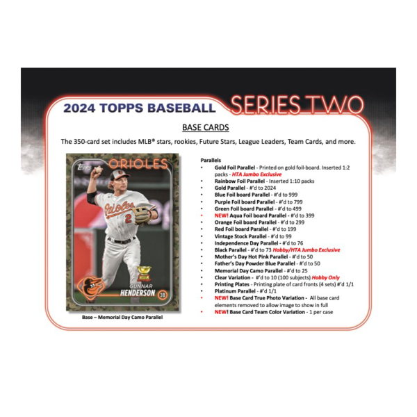 2024ToppsSeries2BaseballJumboBox_2 2024 Topps Series 2 Baseball Jumbo 6 Box Case