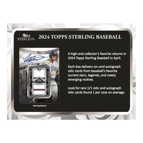 2024ToppsSterlingBaseballHobbyBox_1 2024 Topps Sterling Baseball Hobby Box
