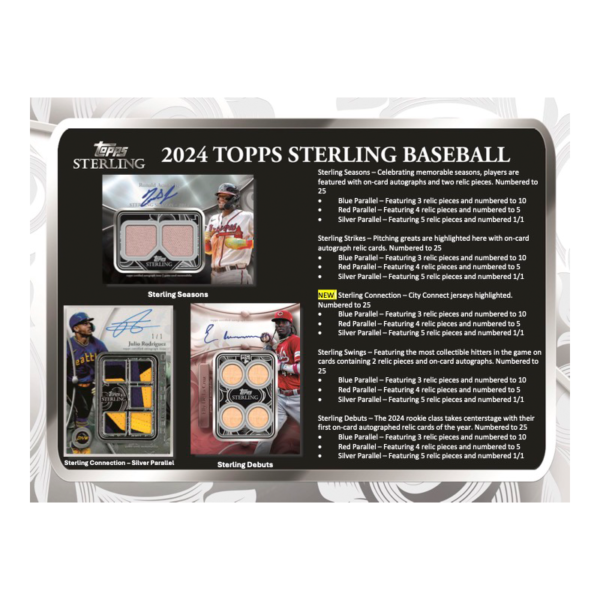 2024ToppsSterlingBaseballHobbyBox_2 2024 Topps Sterling Baseball Hobby Box