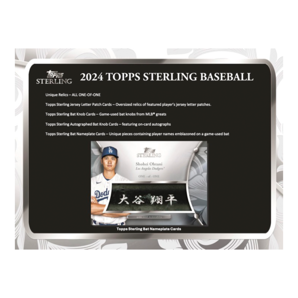2024ToppsSterlingBaseballHobbyBox_4 2024 Topps Sterling Baseball Hobby Box