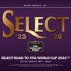 25-26selectrtwc_pis_hobby-1 2025/26 Panini Select Road to FIFA World Cup Soccer Hobby 12-Box Case