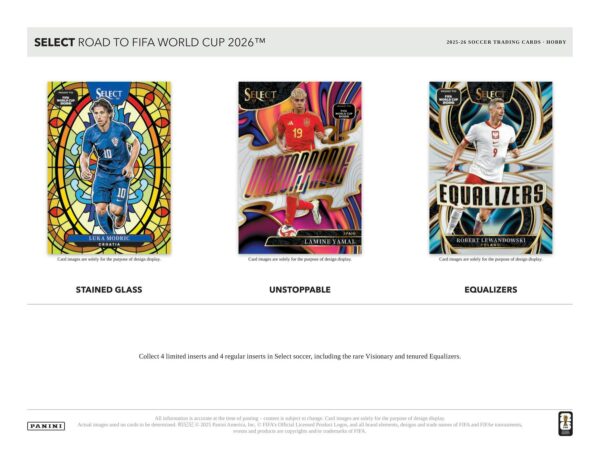 25-26selectrtwc_pis_hobby-3 2025/26 Panini Select Road to FIFA World Cup Soccer Hobby 12-Box Case