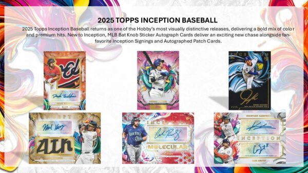 2025 Topps Inception Baseball Hobby 8-Box Case