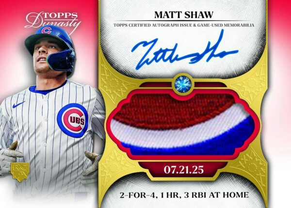 2025 Topps Dynasty Baseball Hobby 5-Box Case