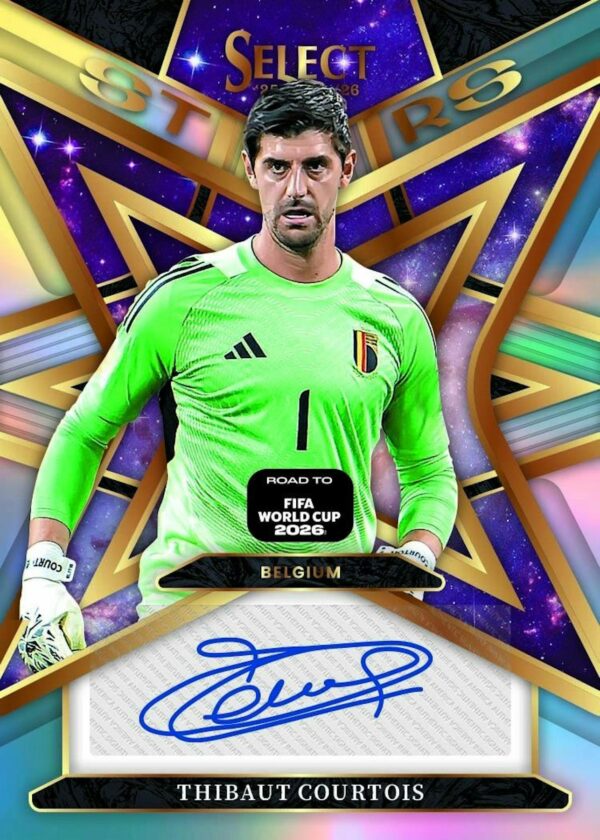 2526-select-rtfwc-hobby-card4 2025/26 Panini Select Road to FIFA World Cup Soccer Hobby 12-Box Case