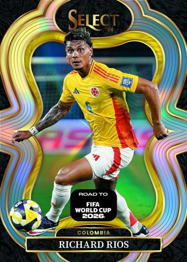 2526-select-rtfwc-hobby-card5 2025/26 Panini Select Road to FIFA World Cup Soccer Hobby 12-Box Case
