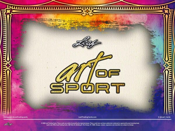 2026 Leaf Art of Sport Hobby 10-Box Case