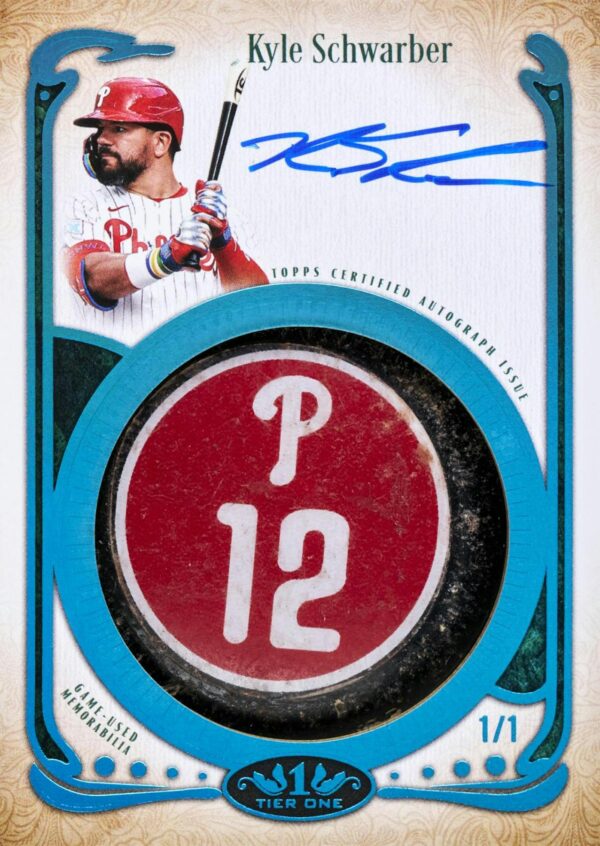 26-tieronebb-card3 2026 Topps Tier One Baseball Hobby 12-Box Case