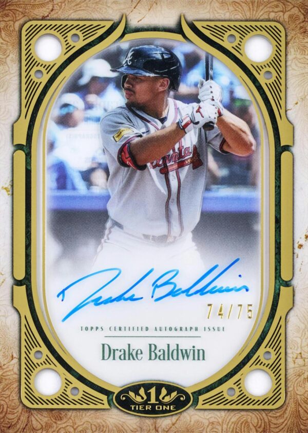 26-tieronebb-card5 2026 Topps Tier One Baseball Hobby 12-Box Case