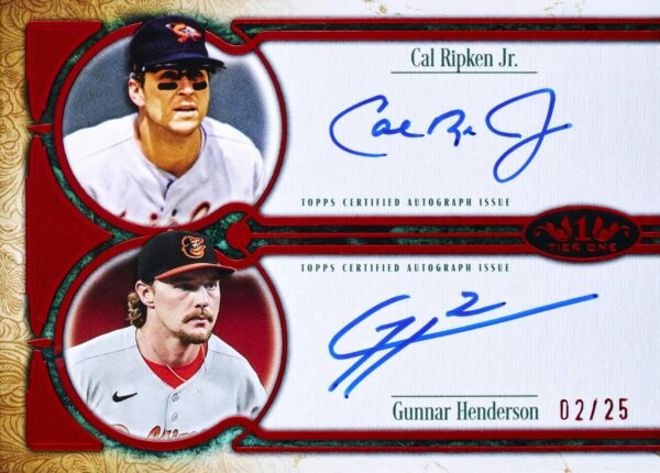 26-tieronebb-card9 2026 Topps Tier One Baseball Hobby 12-Box Case