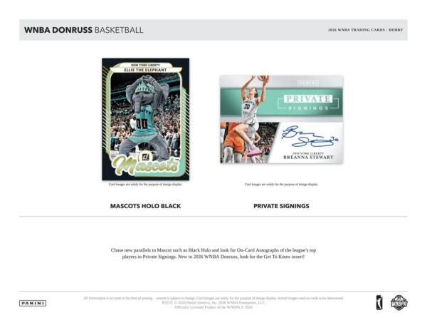 2026 Panini Donruss WNBA Basketball Hobby 16-Box Case