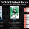 940308ss-5 2025/26 Upper Deck SP Authentic Hockey Hobby 16-Box Case