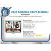 2022 Bowman Draft Baseball Jumbo Hobby 8 Box Case