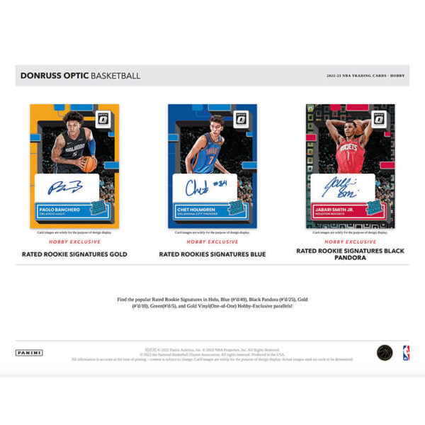 optbb2 2022/23 Panini Donruss Optic Basketball Hobby Box