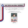 2025 Topps Pro Debut Baseball Jumbo Hobby 8 Box Case