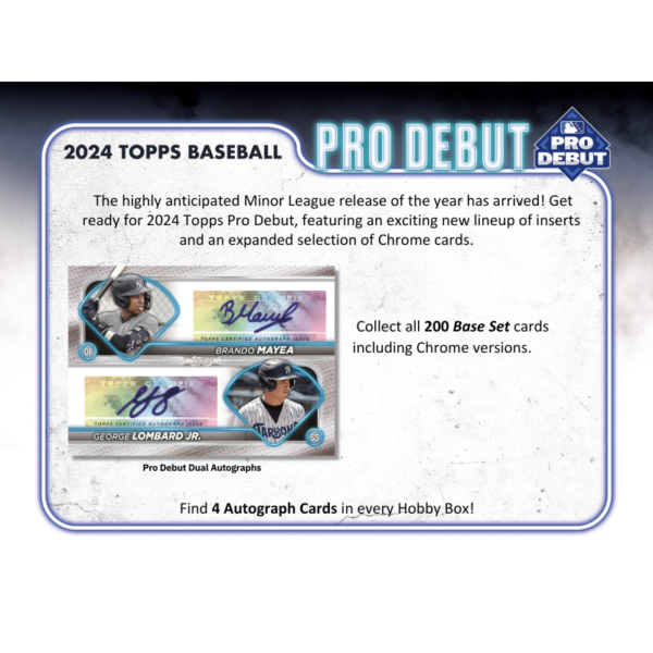 resizingforshopify-2024-08-01T125305.072-1 2024 Topps Pro Debut Baseball Hobby Box
