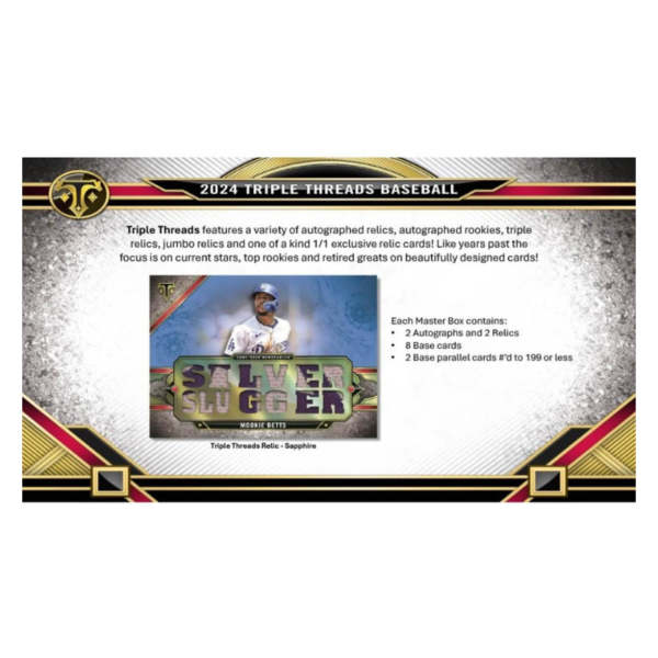 resizingforshopify-2024-12-16T200139.224 2024 Topps Triple Threads Baseball Hobby Box