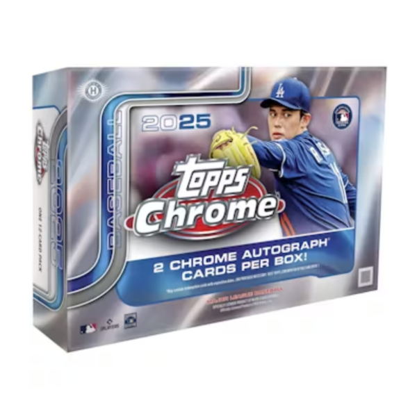 resizingforshopify-2025-07-17T144243.744 2025 Topps Chrome Baseball Breaker's Delight 6 Box Case