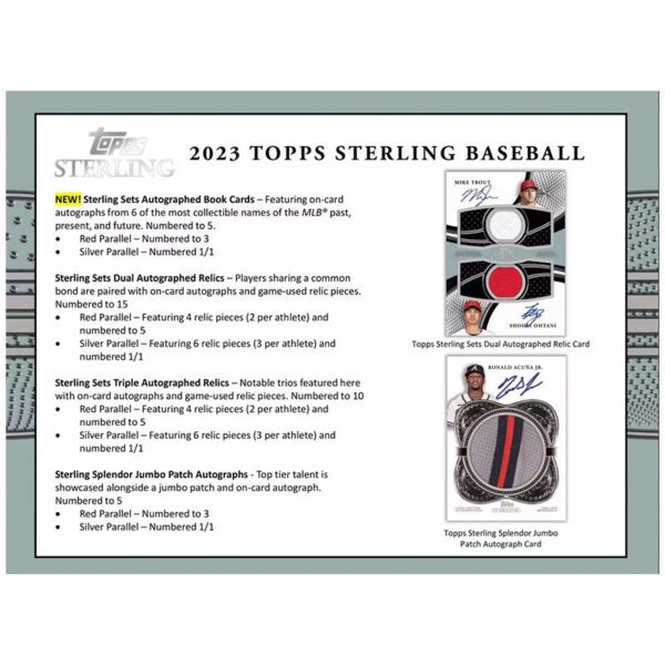 2023 Topps Sterling Baseball Hobby Box